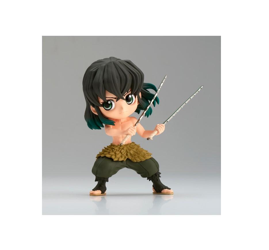 Statua Banpresto Demon Slayer – Q Posket – Inosuke Hashibira II Version A – Figura Collezionabile In PVC – Altezza 18 Cm - 2