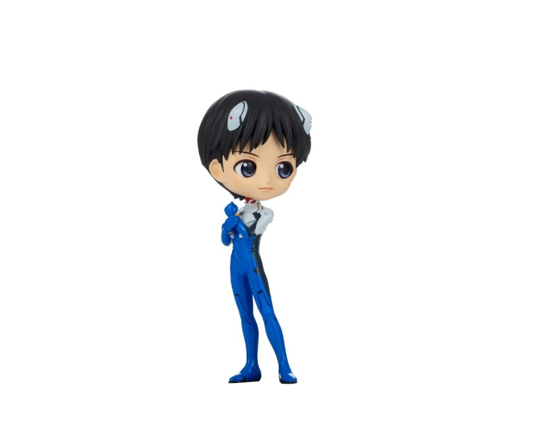 Banpresto Q Posket: Evangelion New Theatrical Edition - Shinji Ikari (Plugsuit Style) (Ver.B) Figure (14cm) (18354)