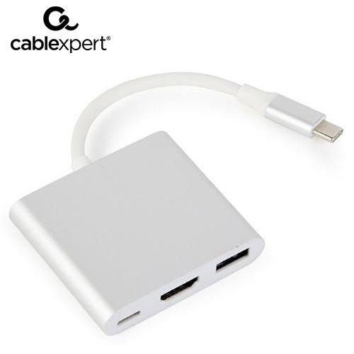 Cablexpert Usb Type C Multi Adapter Silver Gameexplorers Gr