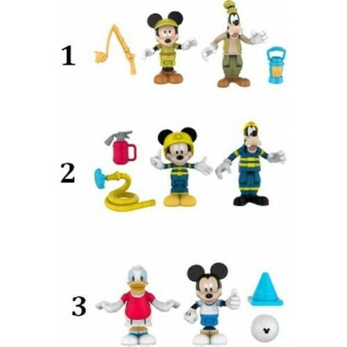 Giochi Preziosi Disney Junior Mickey – Action Figures 2-Pack (7,5cm) (Random) (MCC04520)