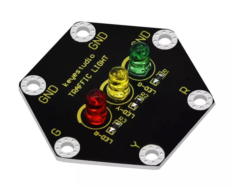Traffit Rodo Modul KEYESTUDIO honeycomb traffic light module KS0480 για Micro:bit ...