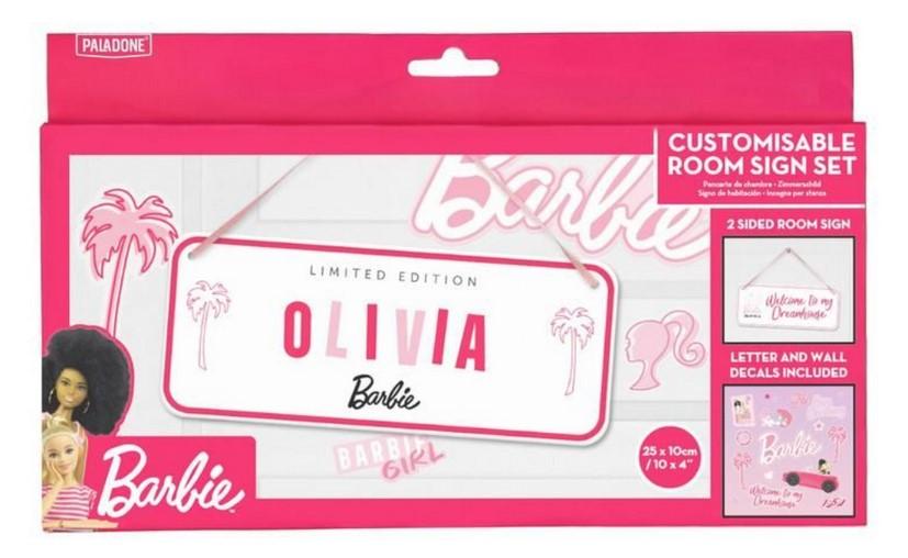 Paladone: Barbie - Customisable Room Sign Set (PP11568BR) Paladone: Barbie - Customisable Room Sign Set (PP11568BR)