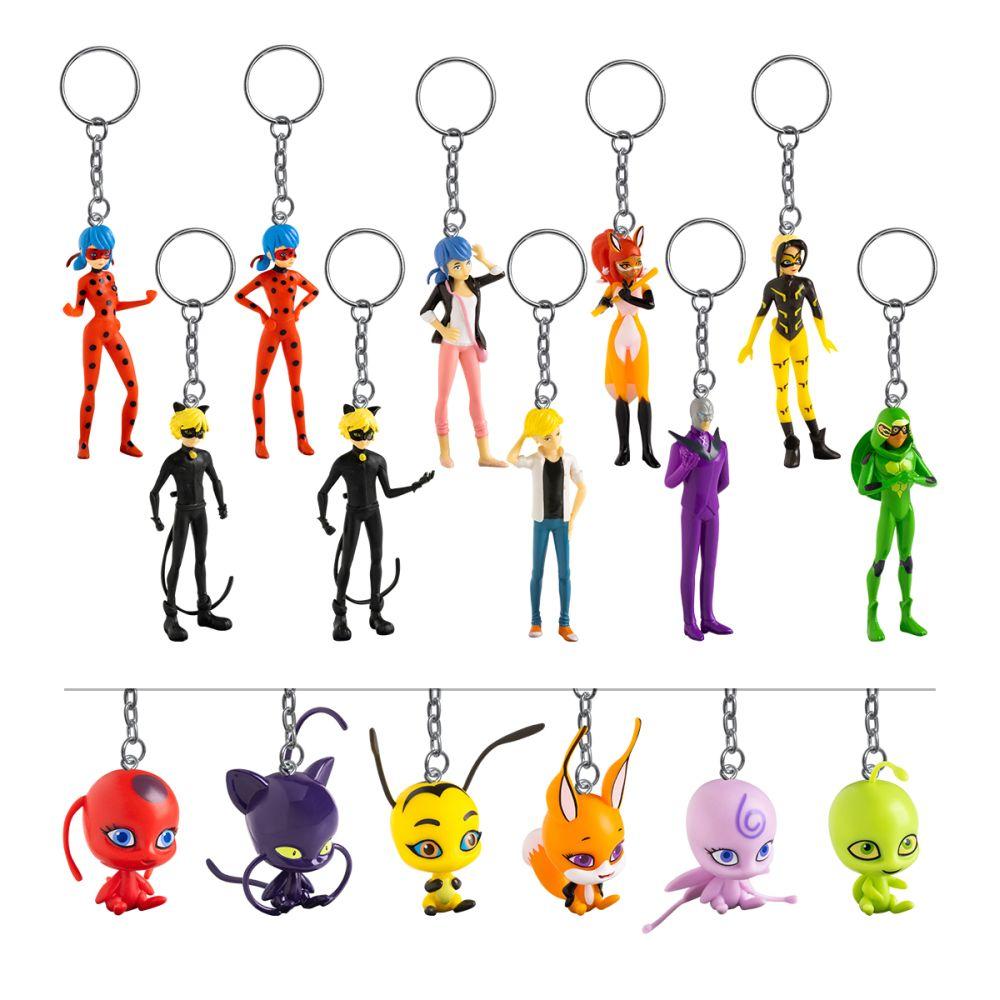 P.M.I. Miraculous Figural Keychain – 1 Pack (S1) (Random) (MLB8010)