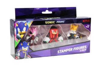 P.M.I. Sonic Prime – 3 Pack (S1) Stamper Figures (Random) (SON5021)