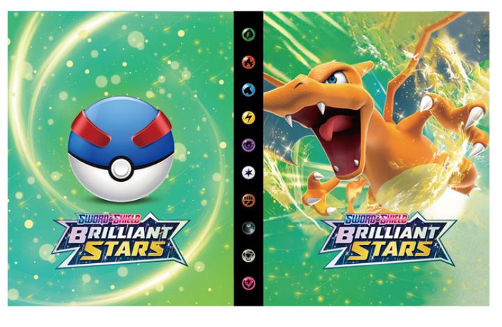 ALBUM DE CARTAS POKEMON BRILLIANT STARS COM 240 CARTAS - MILLA