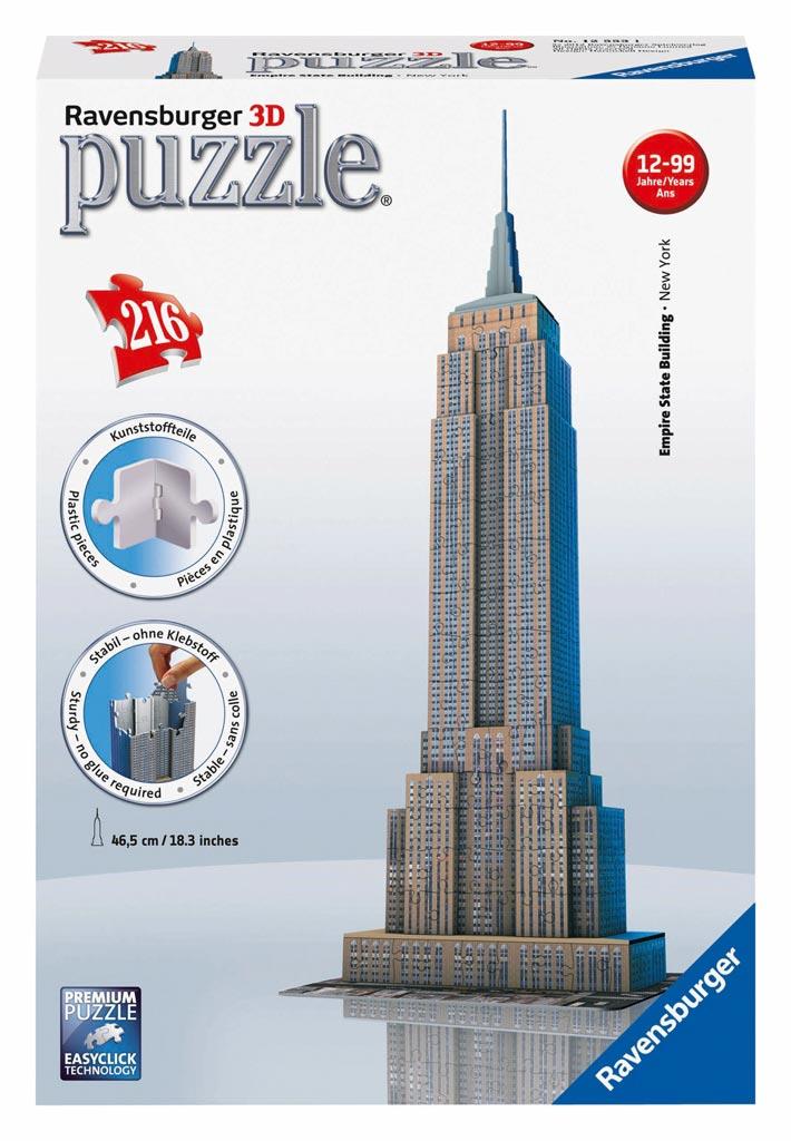 Ravensburger 3D Puzzle: Empire State Building – New York (216pcs) (12553)