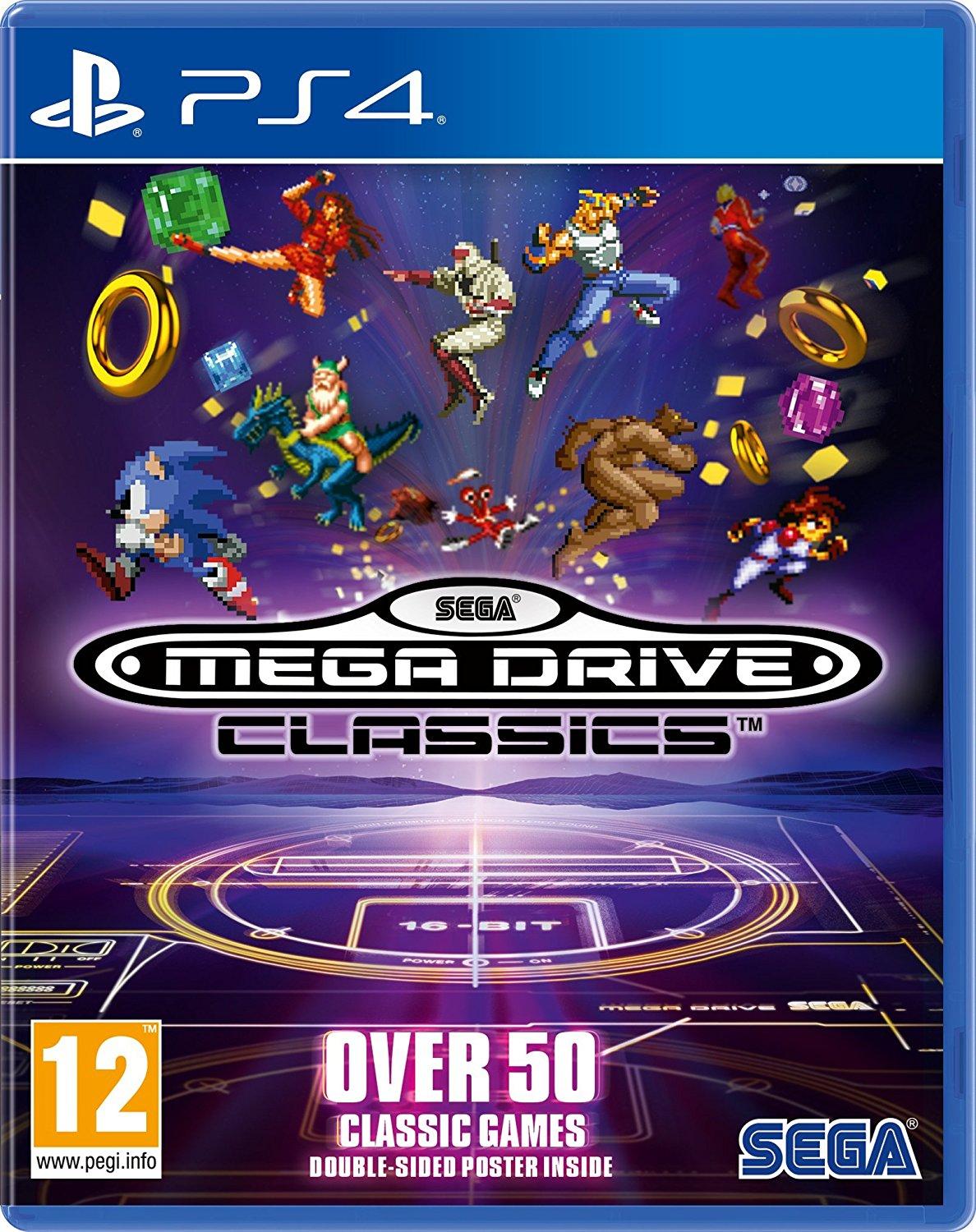 Игры sega mega drive classics ps4 какие входят