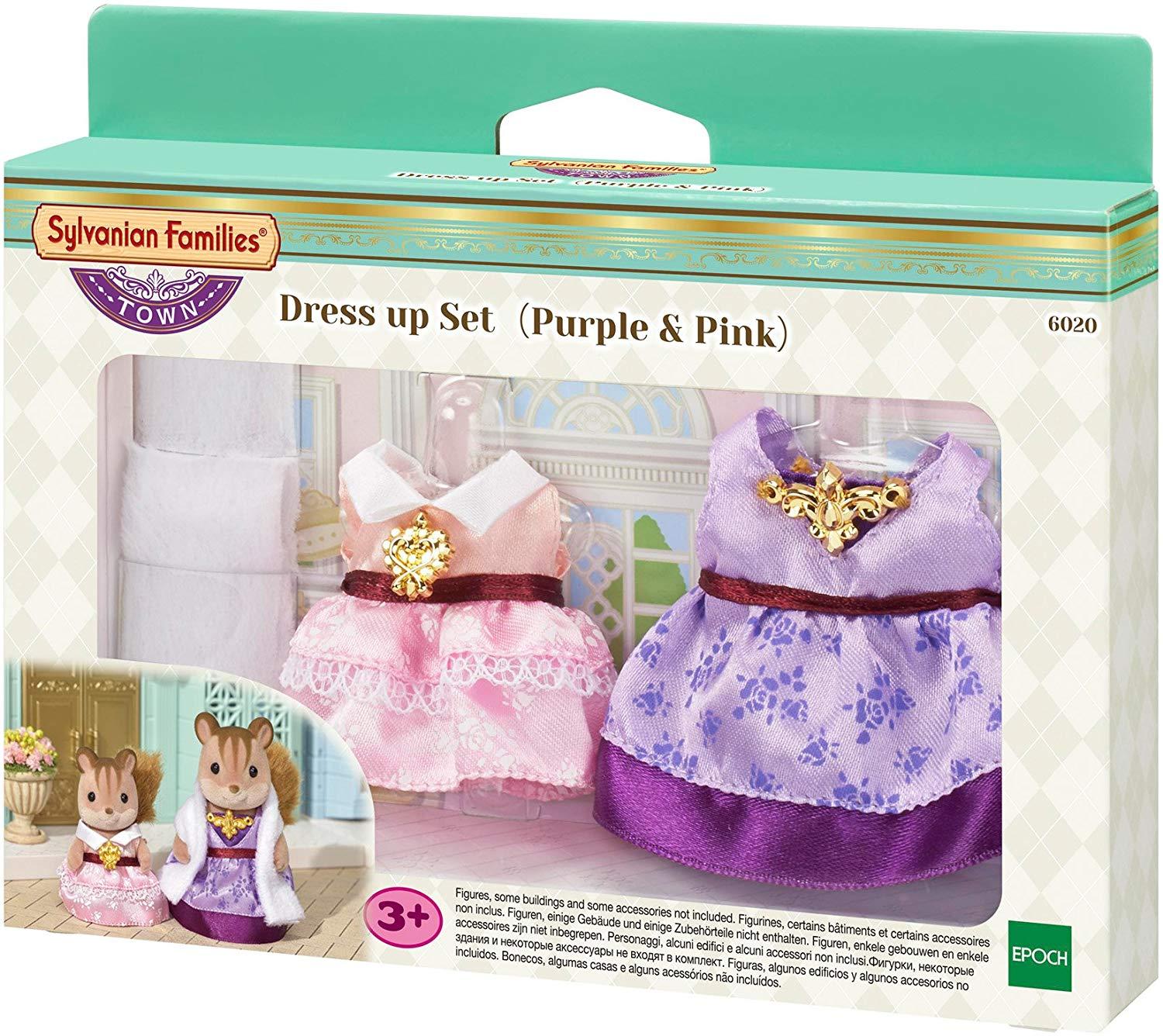 Sylvanian Families Town Series Dress up Set (Purple & Pink) (6020